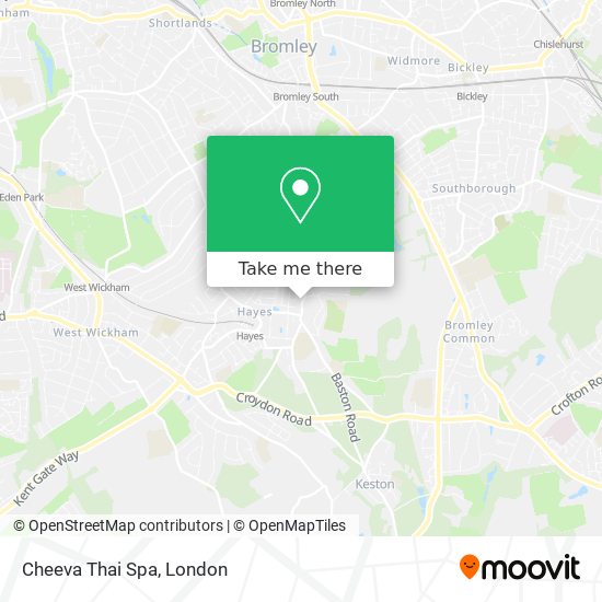 Cheeva Thai Spa map