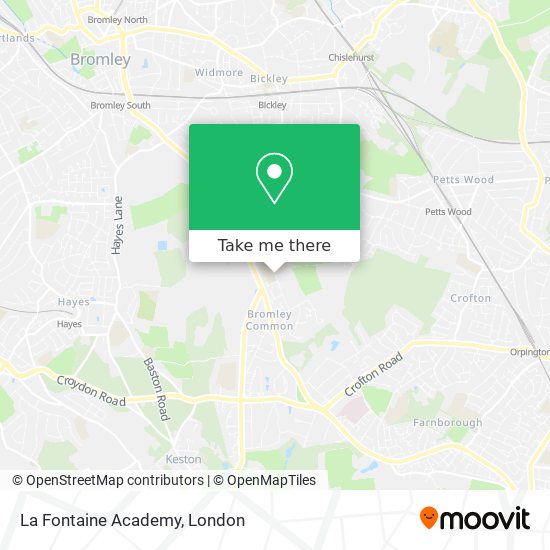 La Fontaine Academy map