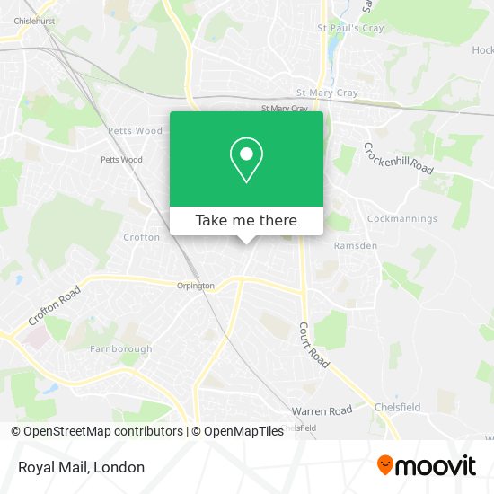 Royal Mail map