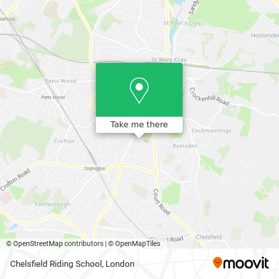 Chelsfield Riding School map