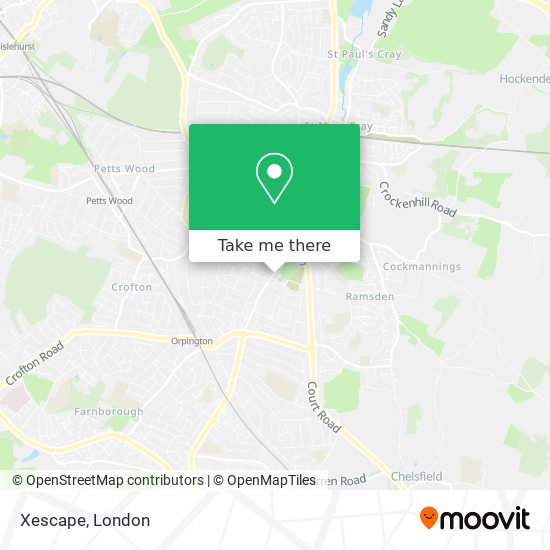 Xescape map