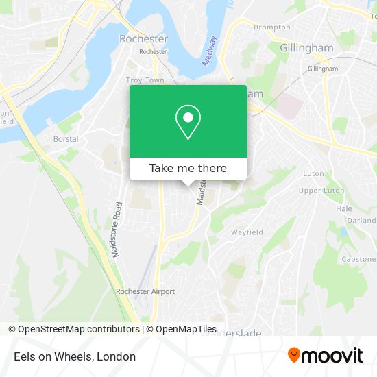 Eels on Wheels map