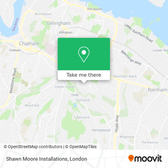 Shawn Moore Installations map