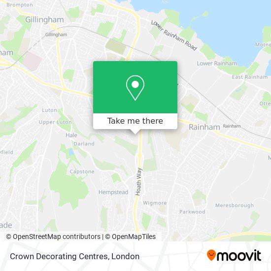 Crown Decorating Centres map