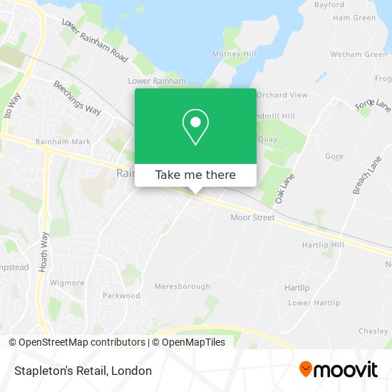 Stapleton's Retail map