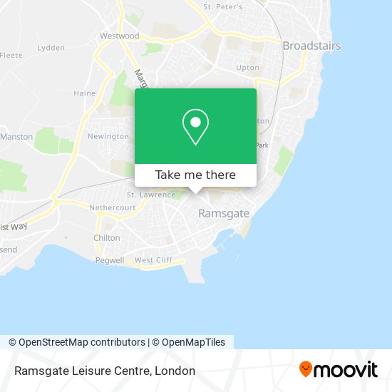 Ramsgate Leisure Centre map