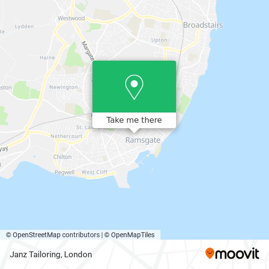 Janz Tailoring map