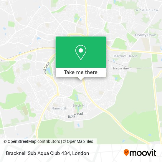 Bracknell Sub Aqua Club 434 map