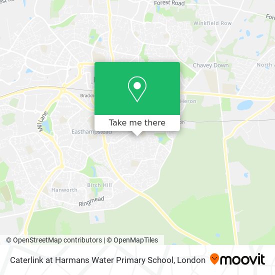 Caterlink at Harmans Water Primary School map