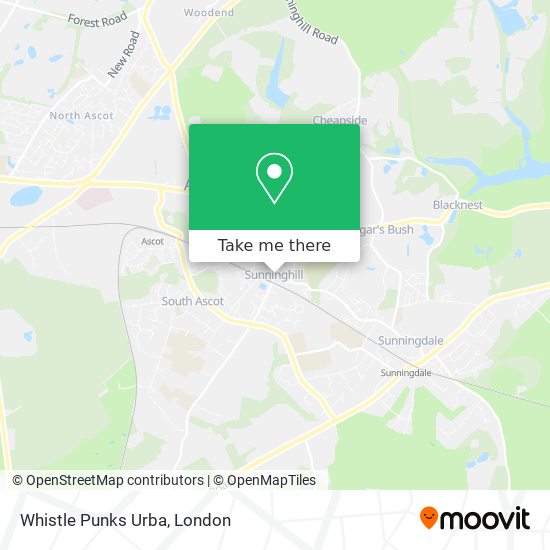 Whistle Punks Urba map