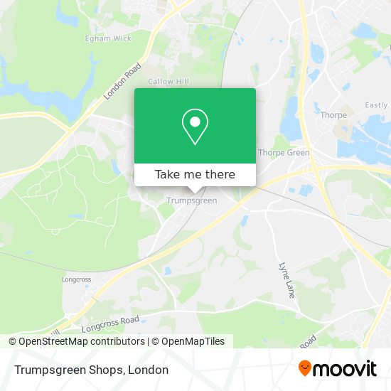 Trumpsgreen Shops map