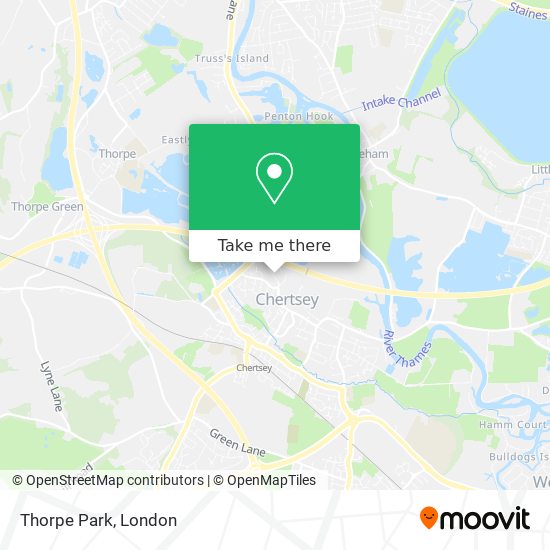 Thorpe Park map