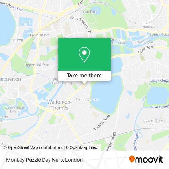 Monkey Puzzle Day Nurs map