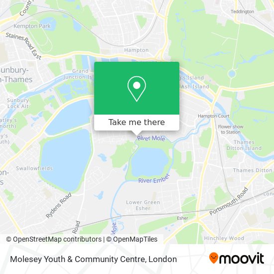 Molesey Youth & Community Centre map