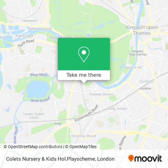 Colets Nursery & Kids Hol.Playscheme map