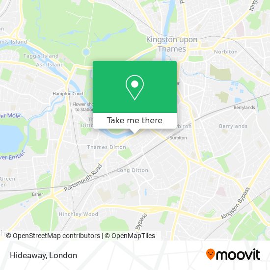 Hideaway map