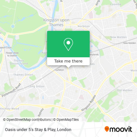 Oasis under 5's Stay & Play map