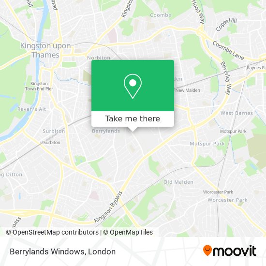 Berrylands Windows map