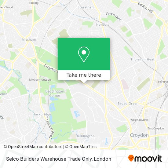 Selco Builders Warehouse Trade Only map