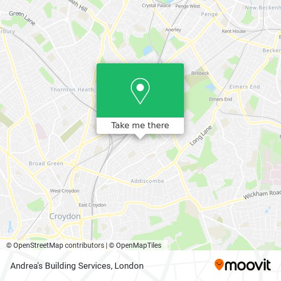 Andrea's Building Services map