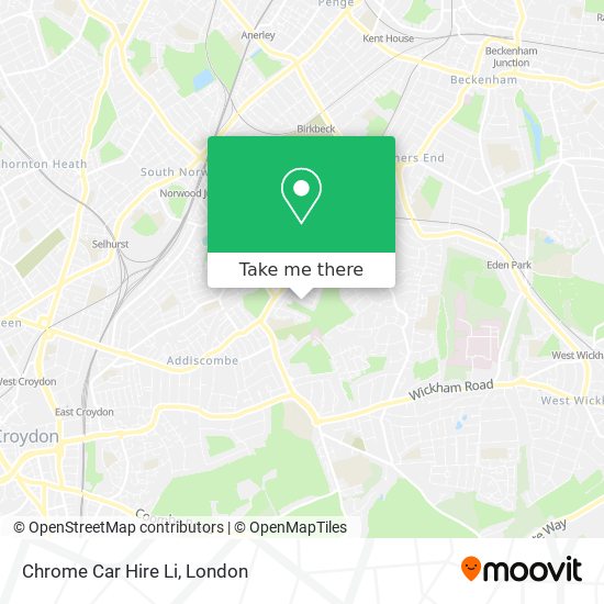 Chrome Car Hire Li map