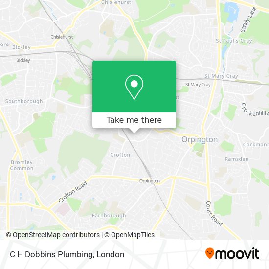 C H Dobbins Plumbing map