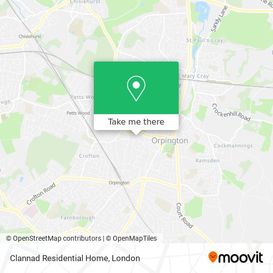 Clannad Residential Home map