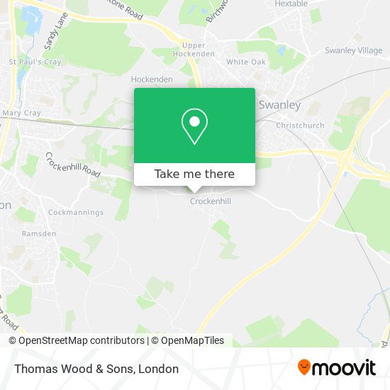 Thomas Wood & Sons map