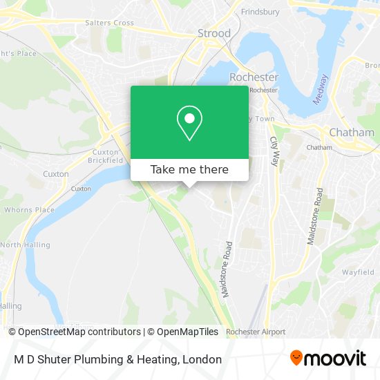 M D Shuter Plumbing & Heating map