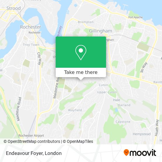 Endeavour Foyer map