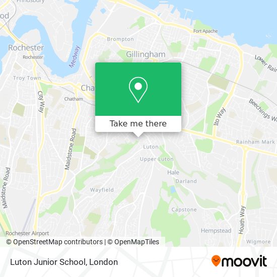 Luton Junior School map