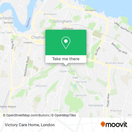 Victory Care Home map