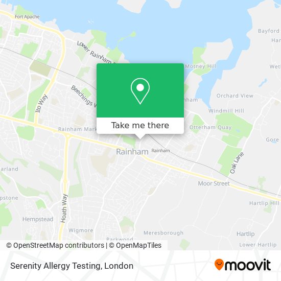 Serenity Allergy Testing map