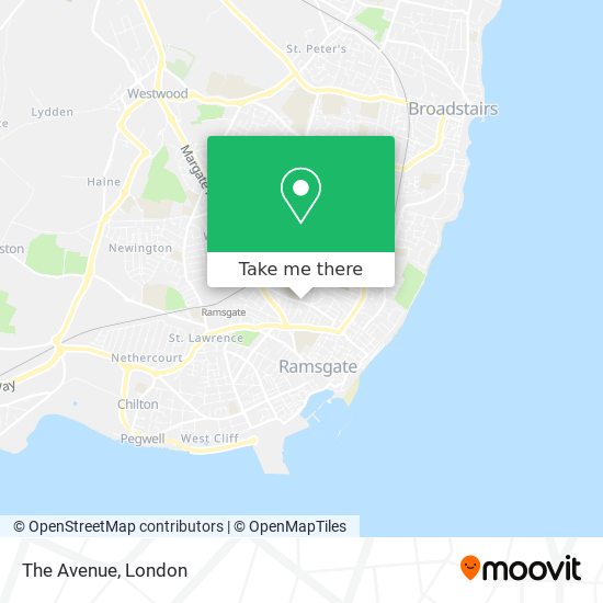The Avenue map