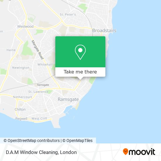 D.A.M Window Cleaning map