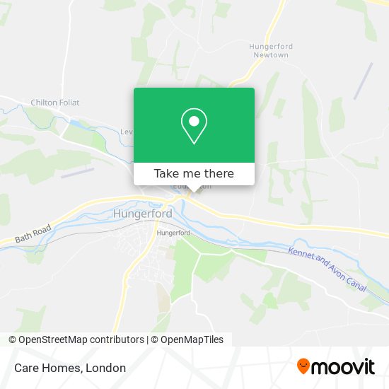 Care Homes map