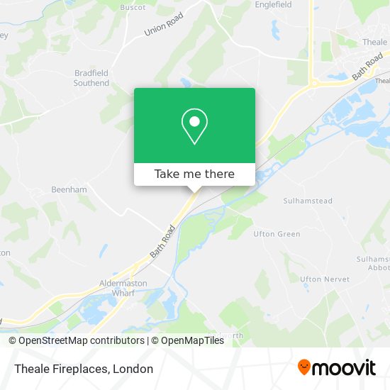 Theale Fireplaces map
