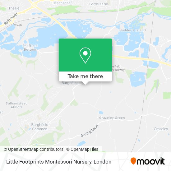 Little Footprints Montessori Nursery map