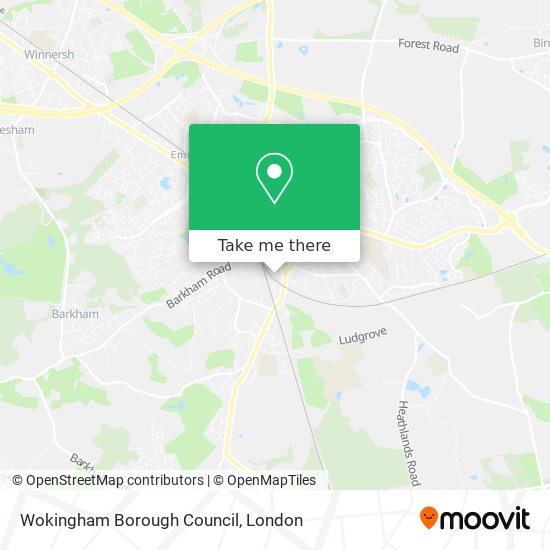 Wokingham Borough Council map
