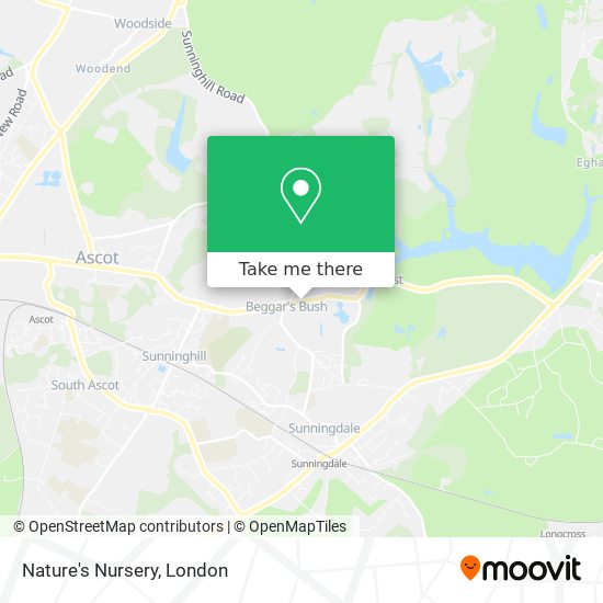 Nature's Nursery map