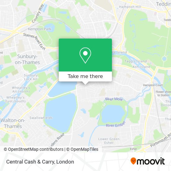 Central Cash & Carry map