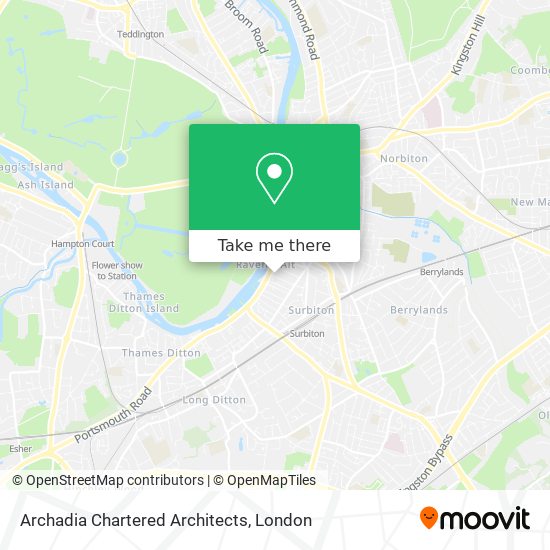 Archadia Chartered Architects map
