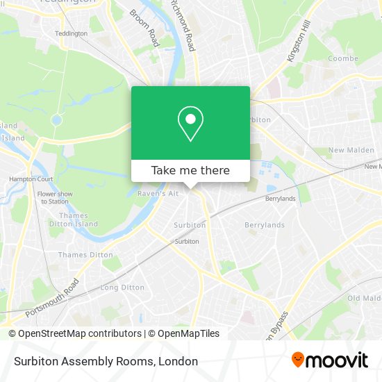 Surbiton Assembly Rooms map