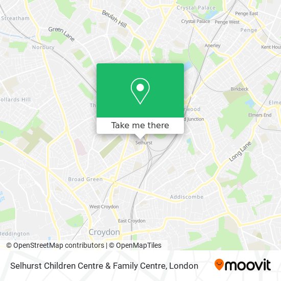 Selhurst Children Centre & Family Centre map