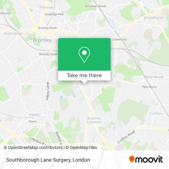 Southborough Lane Surgery map