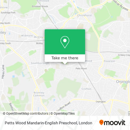 Petts Wood Mandarin-English Preschool map