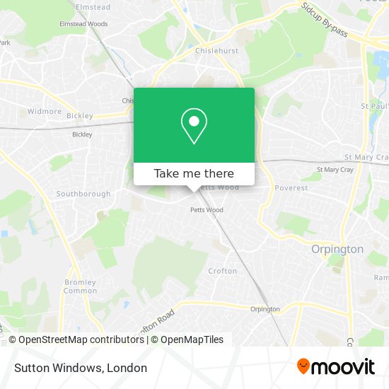Sutton Windows map