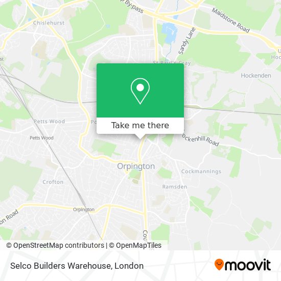 Selco Builders Warehouse map