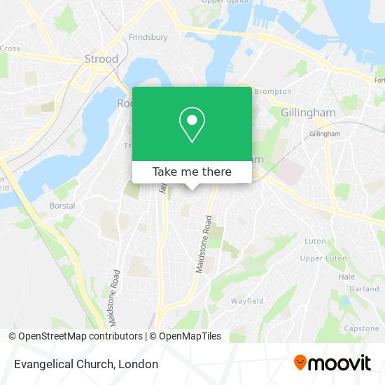 Evangelical Church map