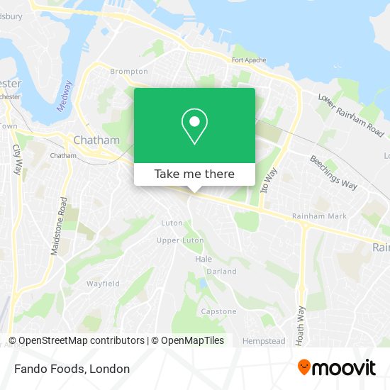 Fando Foods map